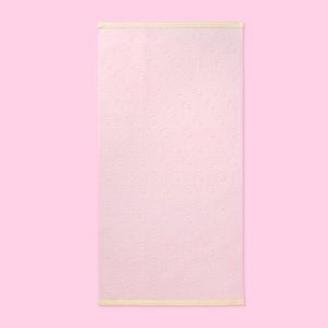 NWT STONEY CLOVER LANE X TARGET PINK SMILEY FACE TOWEL